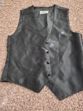 Joseph & Feiss Black Men's Dress Vest
